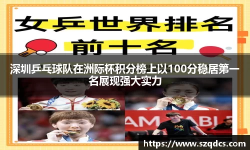 深圳乒乓球队在洲际杯积分榜上以100分稳居第一名展现强大实力
